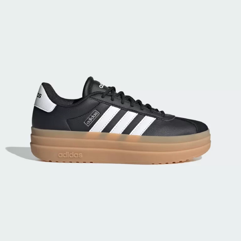 Adidas Women’s VL Court Bold Shoes – Core Black / Cloud White / Cyber Metallic