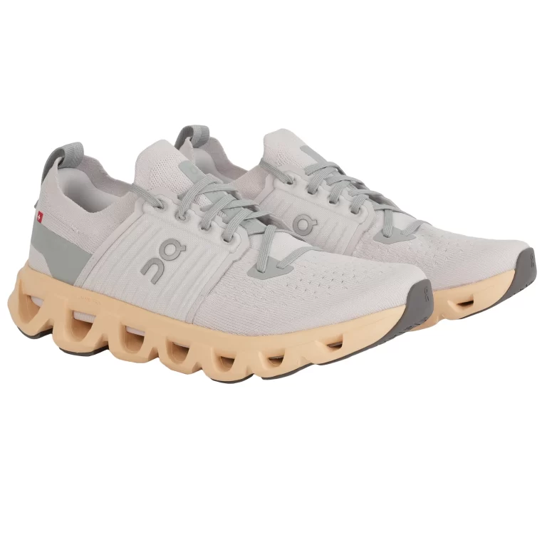 On Women’s Cloudswift 4 Shoes – Frost / Blonde thumbnail 4