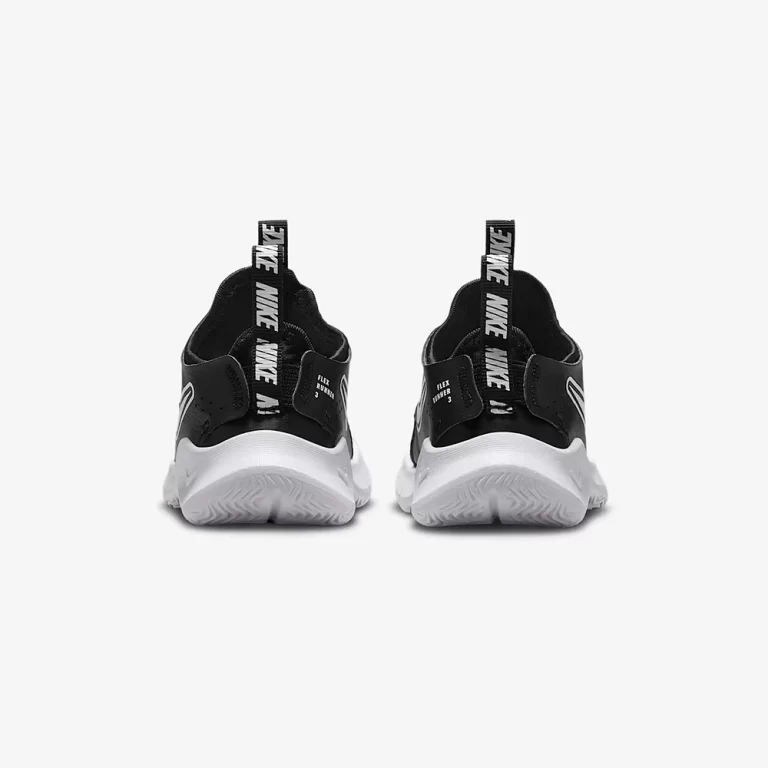 Nike Baby/Toddler Flex Runner 3 Shoes – Black/White thumbnail 5