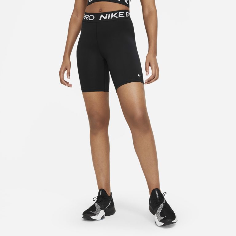 Nike Women’s Nike Pro 365 20cm Shorts – Black / White thumbnail 3