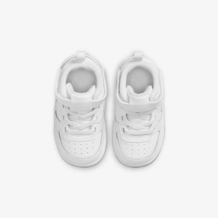 Nike Baby/Toddler Court Borough Mid 2 Shoes – White / White thumbnail 3