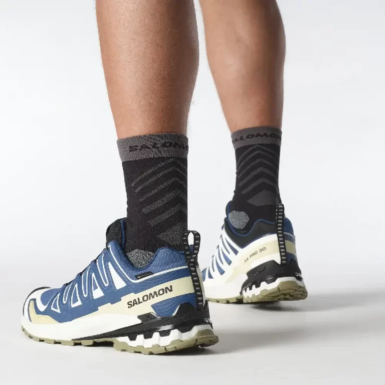 Salomon Men’s Xa Pro 3D v9 GTX – Dark Blue/Icicle/Aloe thumbnail 4