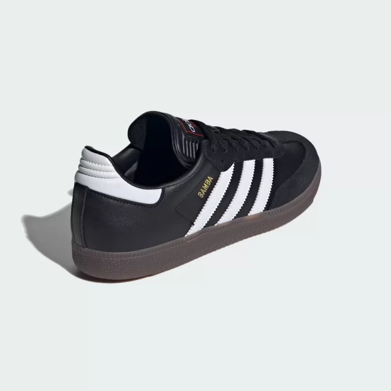 Adidas Men’s Samba Shoes – Core Black / Cloud White / Vivid Red thumbnail 4