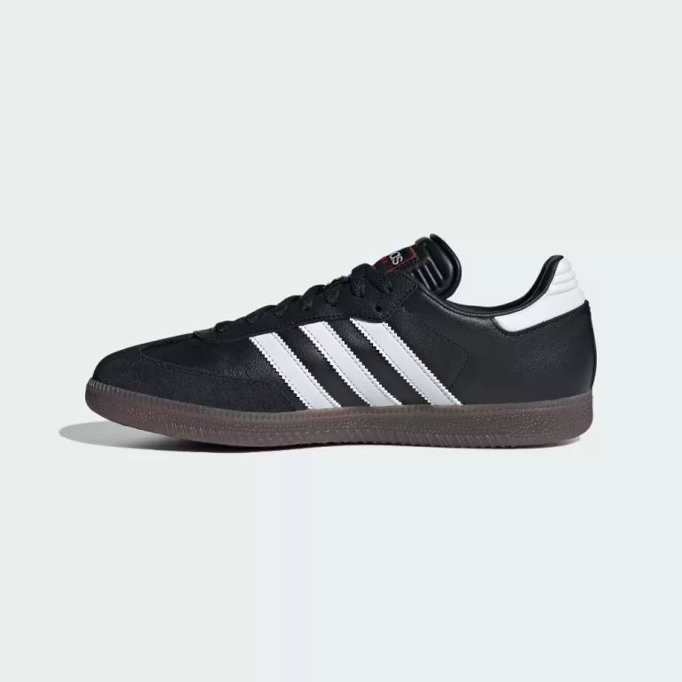 Adidas Men’s Samba Shoes – Core Black / Cloud White / Vivid Red thumbnail 2