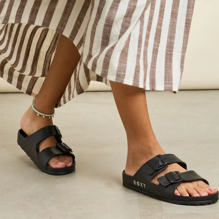 Roxy Women’s Kattie Sliders – Black thumbnail 3