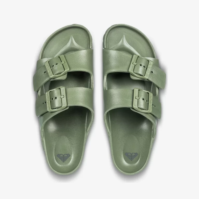 Roxy Women’s Kattie Sliders – Oil Green thumbnail 3