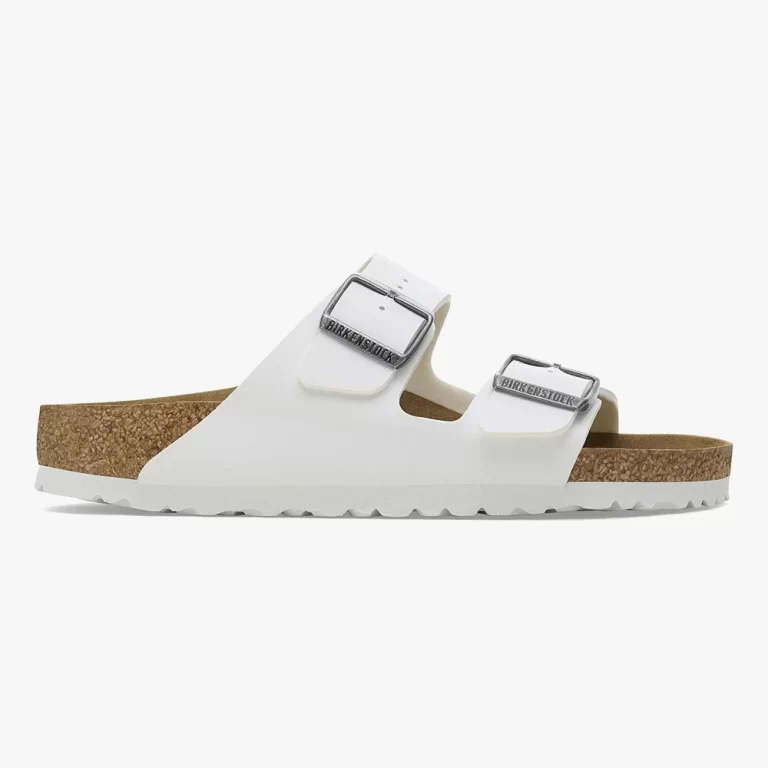 Birkenstock Women’s Arizona Birko Flor Sandals – White thumbnail 4