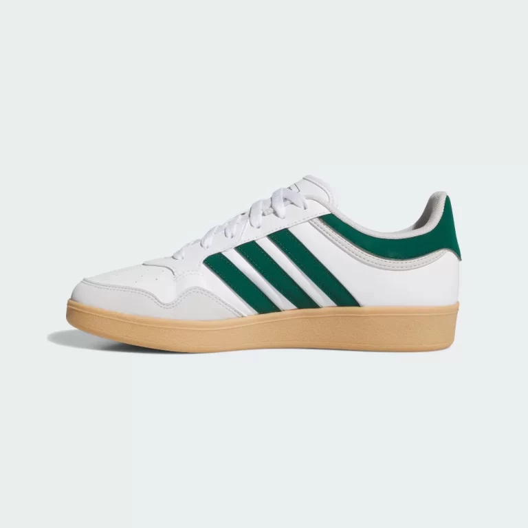 Adidas Men’s Hoops 4.0 Shoes – Cloud White / Collegiate Green / Gum thumbnail 2