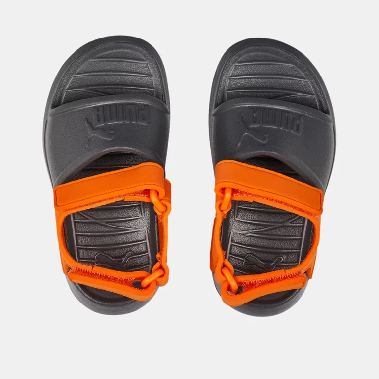 Puma Toddlers’ DiveCat v2 Injex PS Sandals – Black / Orange thumbnail 4