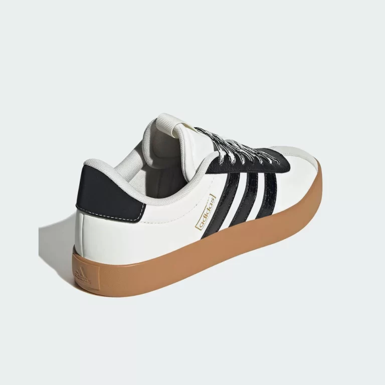 Adidas Men’s VL Court 3.0 Shoes – White / Black / Gum thumbnail 3
