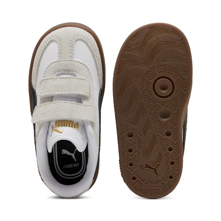 Puma Infant Club II Era Shoes – White / Black / Brown thumbnail 5