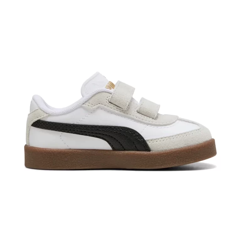 Puma Infant Club II Era Shoes – White / Black / Brown thumbnail 2