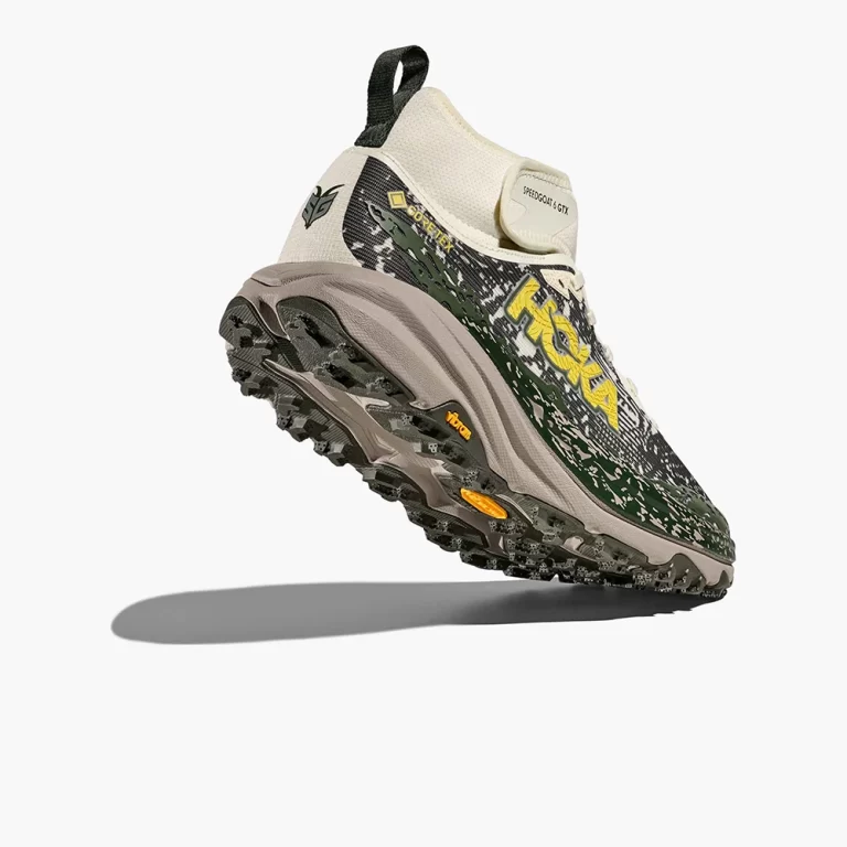 Hoka Men’s Speedgoat 6 Mid GTX Shoes – Truffle Salt / Cement thumbnail 4