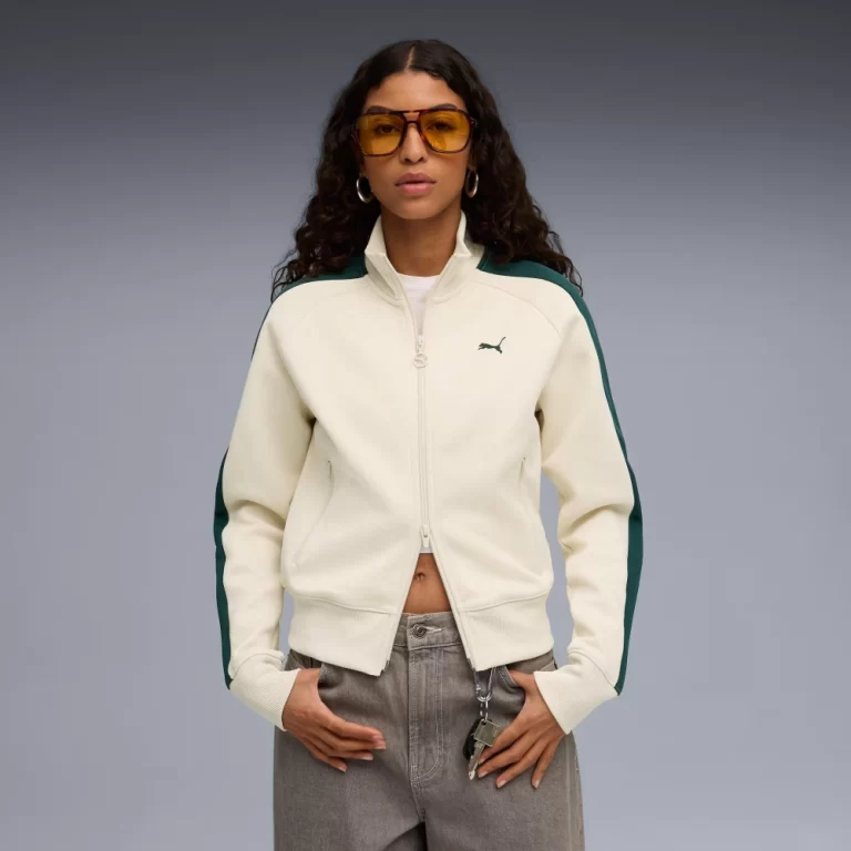 Puma Women’s T7 ALWAYS ON Short Track Jacket – Alpine Snow