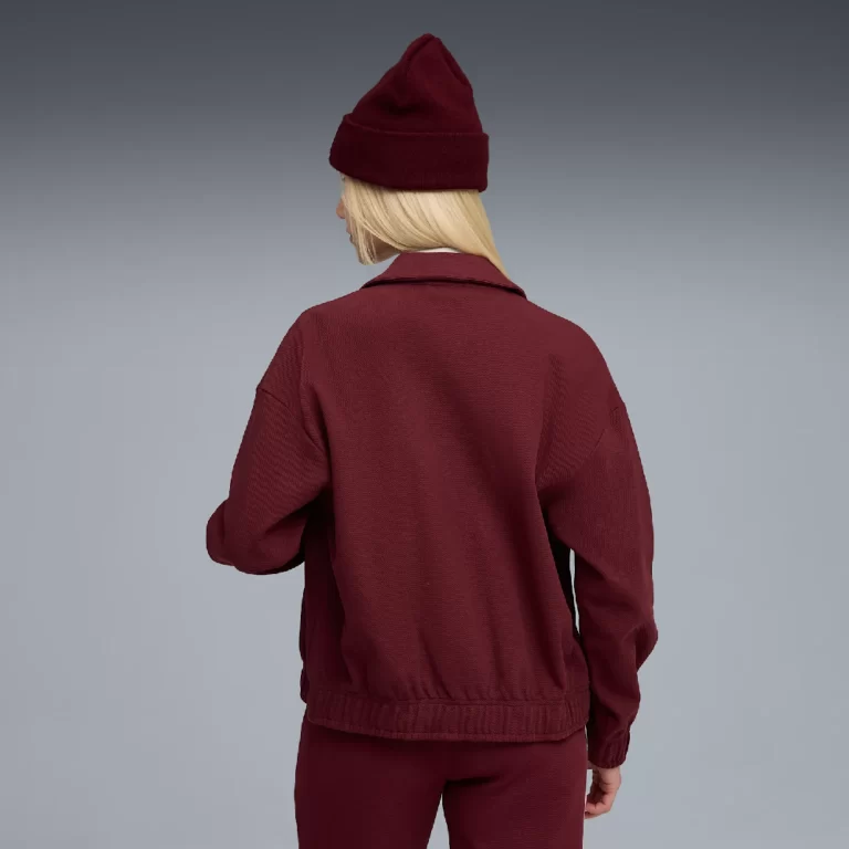 Puma Women’s T7 Short Track Jacket – Ruby Shimmer thumbnail 3