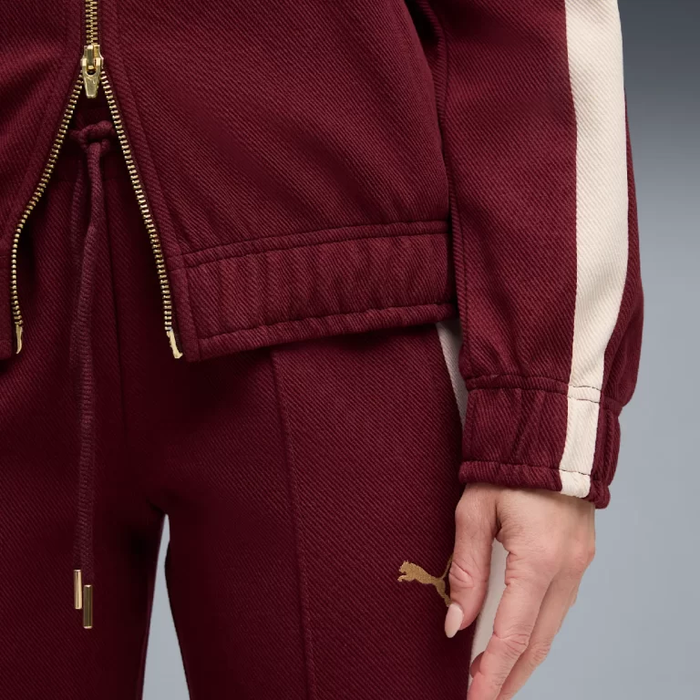 Puma Women’s T7 Short Track Jacket – Ruby Shimmer thumbnail 4