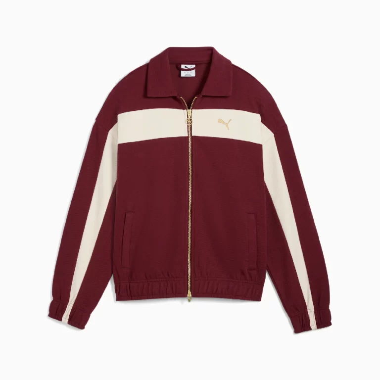 Puma Women’s T7 Short Track Jacket – Ruby Shimmer thumbnail 5