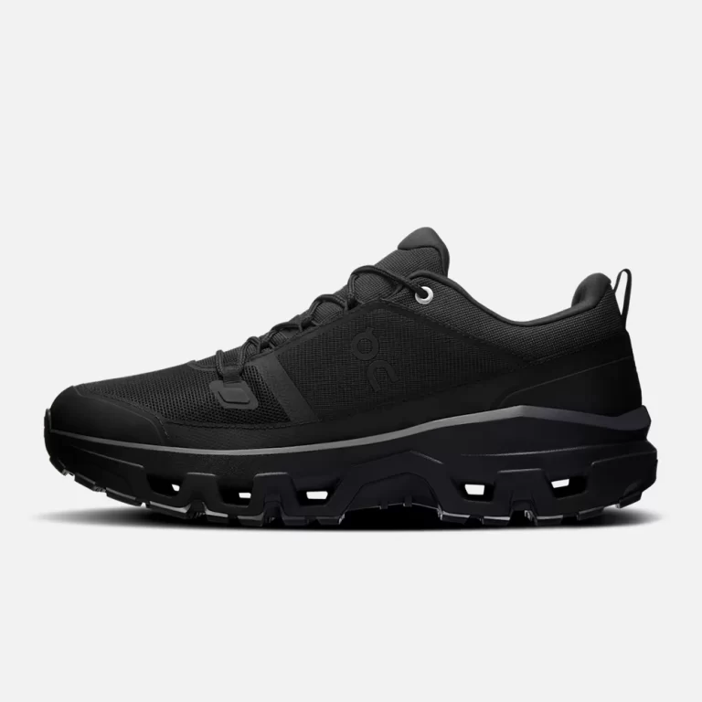 On Men’s Cloudrock Low Waterproof Shoes – Black / Black thumbnail 2