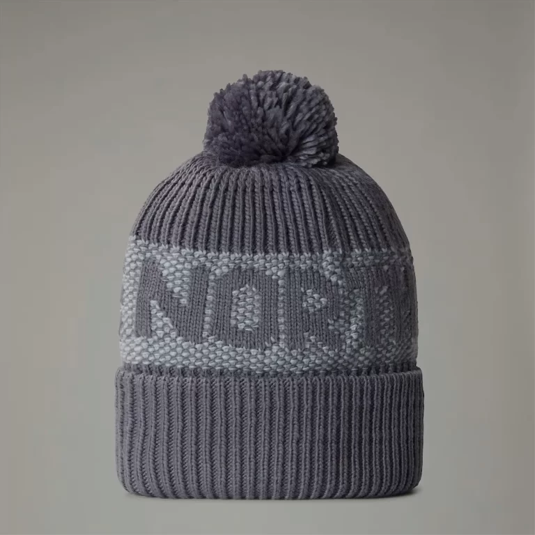 The North Face Unisex Retro Cabin Beanie – High Rise Grey