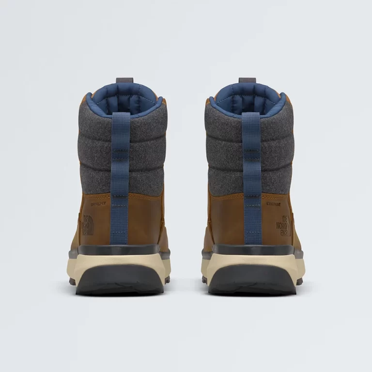 The North Face Men’s Bergen Leather Waterproof Boots – Timber Tan / TNF Red thumbnail 3