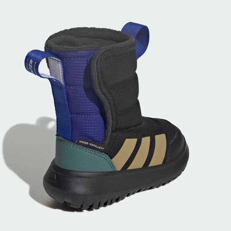 Adidas Kid’s Winterplay Shoes Kids – Core Black / Khaki / Preloved Teal thumbnail 3