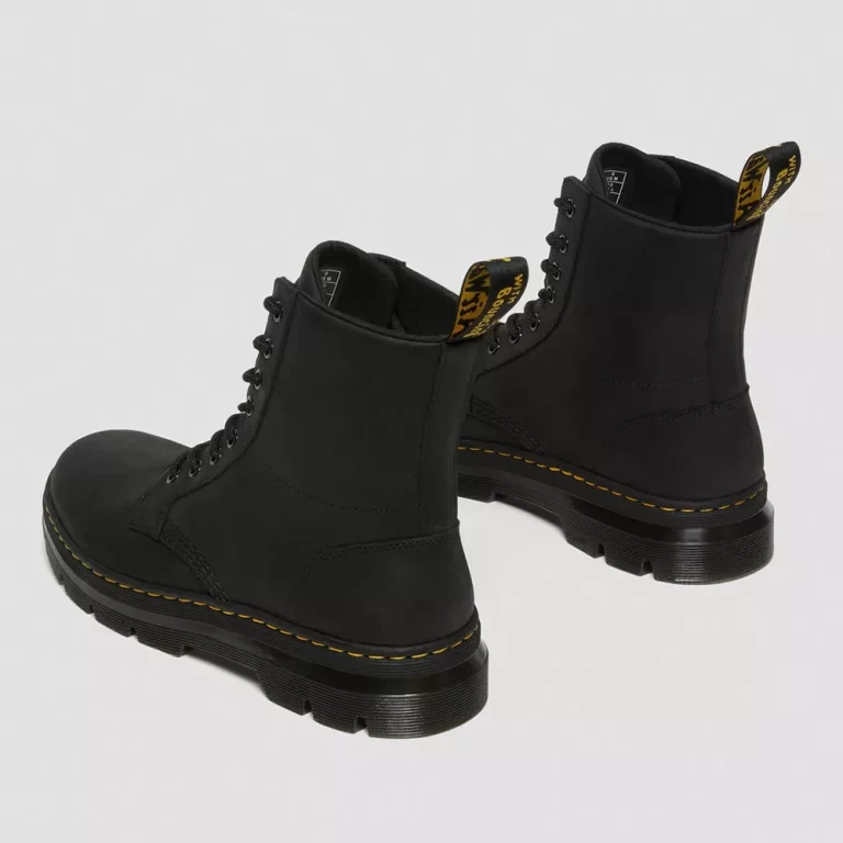 Dr. Martens Men’s Combs Leather Casual Boots – Black thumbnail 4