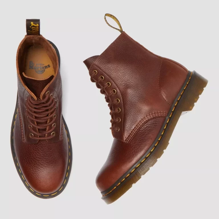Dr. Martens Men’s 1460 Ambassador Leather Lace Up Boots – Cashew thumbnail 4