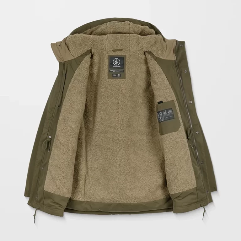 Volcom Men’s Starget 5K Parka Jacket – Military thumbnail 3