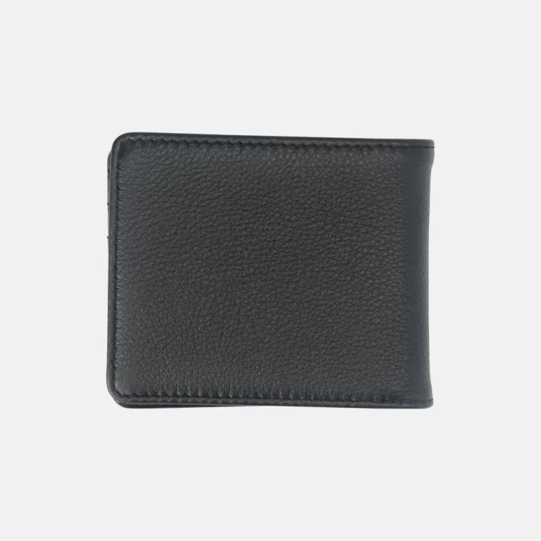 Volcom Men’s Single Stone Leather Wallet – Black thumbnail 2