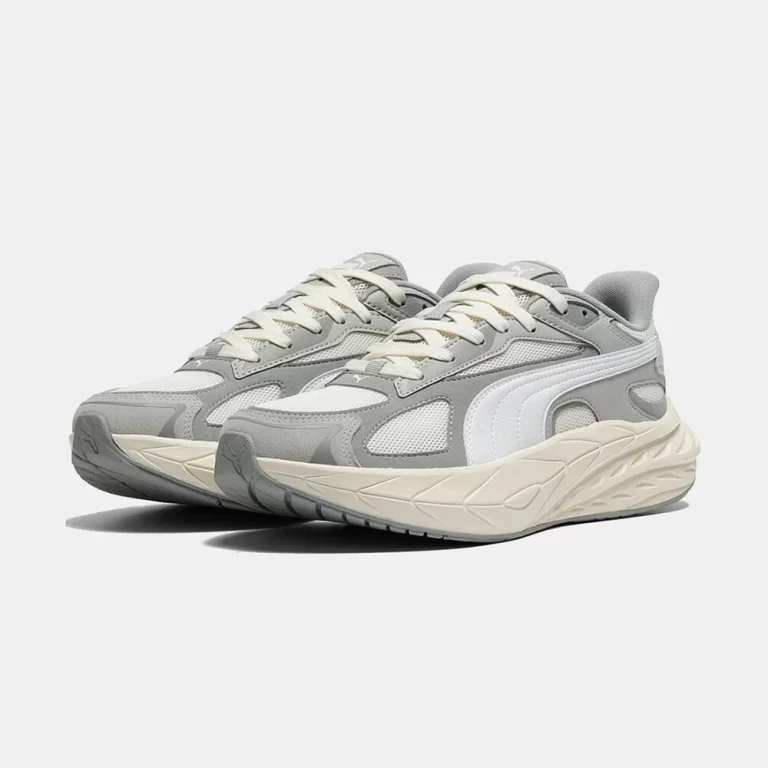 Puma Men’s Hypnotic LS 2 Shoes – Frosted Ivory / White Cool Mid Gray thumbnail 3