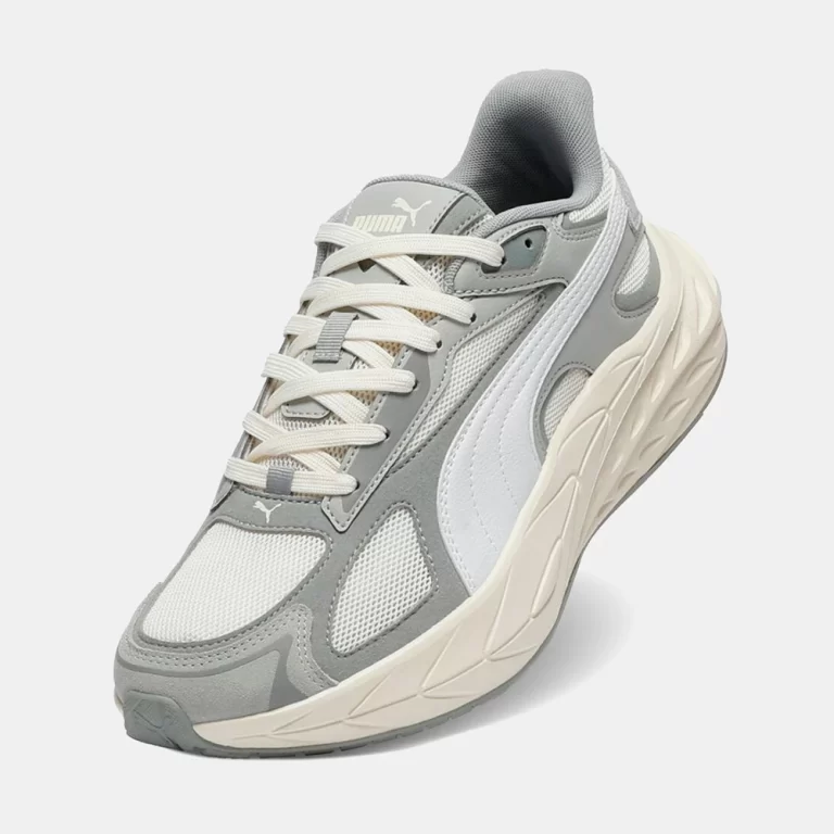 Puma Men’s Hypnotic LS 2 Shoes – Frosted Ivory / White Cool Mid Gray thumbnail 4