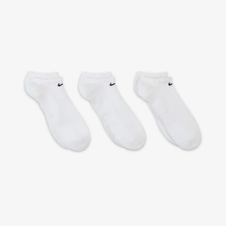 Nike Unisex Everyday Cushioned Training No-Show Socks (3 Pairs) – White thumbnail 3