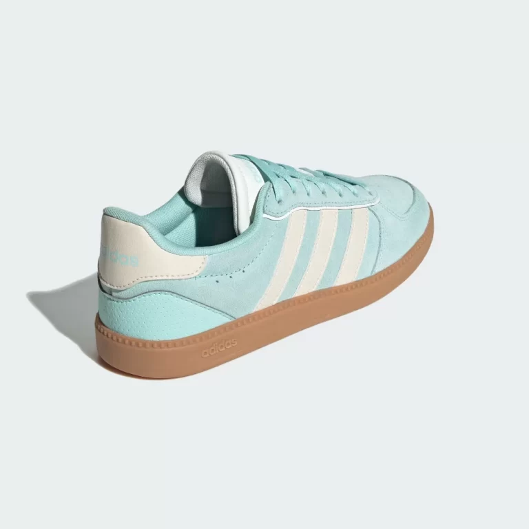 Adidas Women’s Breaknet Sleek Shoes – Semi Flash Aqua / Wonder White / Core White thumbnail 4
