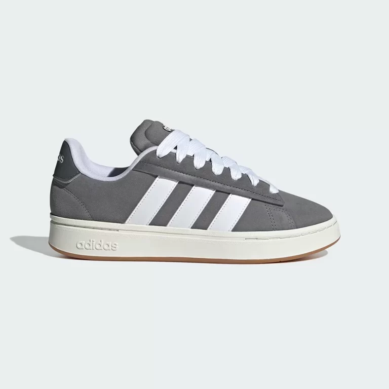 Adidas Men’s Grand Court Alpha Shoes – Grey Four / Cloud White / Off White