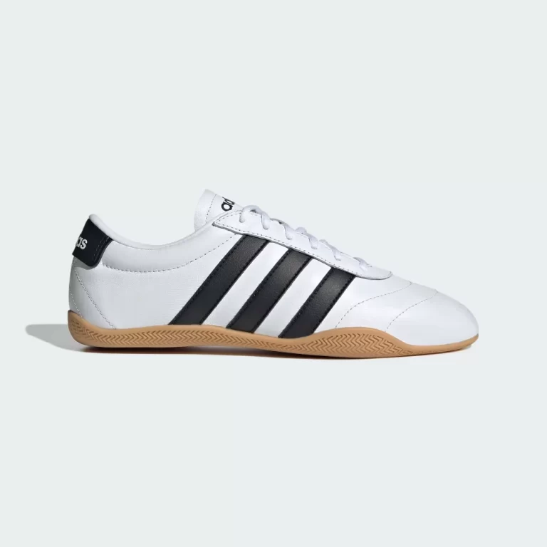 Adidas Women’s Grand Court Lo Shoes – Cloud White / Core Black / Gum