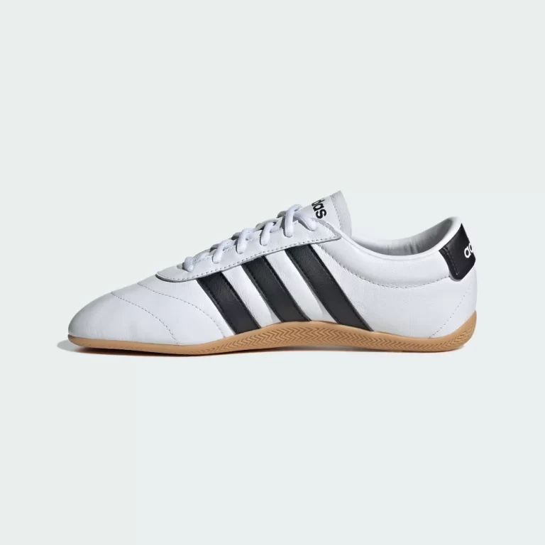 Adidas Women’s Grand Court Lo Shoes – Cloud White / Core Black / Gum thumbnail 2
