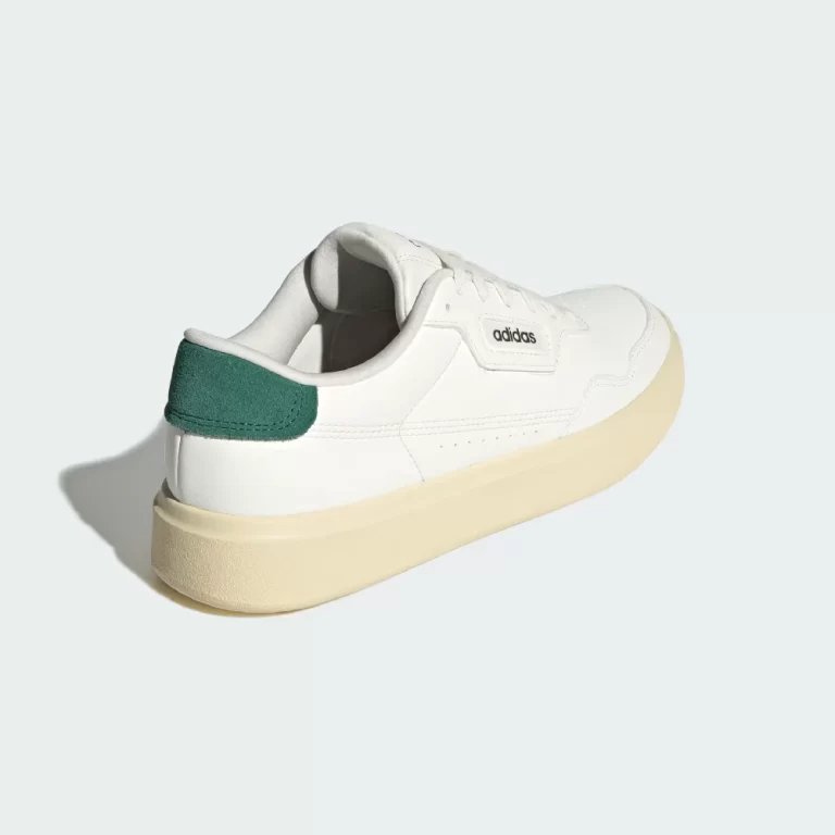 Adidas Men’s TPark St 2.0 Shoes – Core White / Grey Five / Collegiate Green thumbnail 3