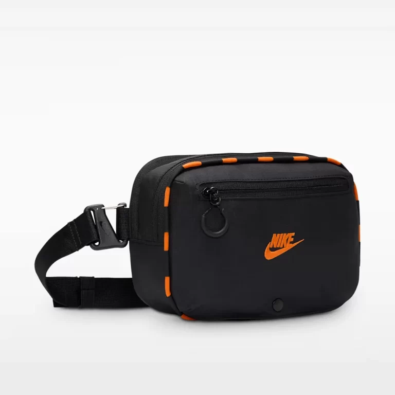 Nike Women’s Hayward Patrol Crossbody Bag (4L) – Black / Safety Orange thumbnail 2