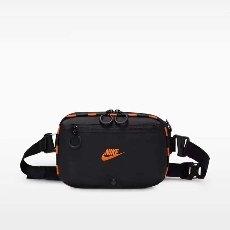 Nike Women’s Hayward Patrol Crossbody Bag (4L) – Black / Safety Orange