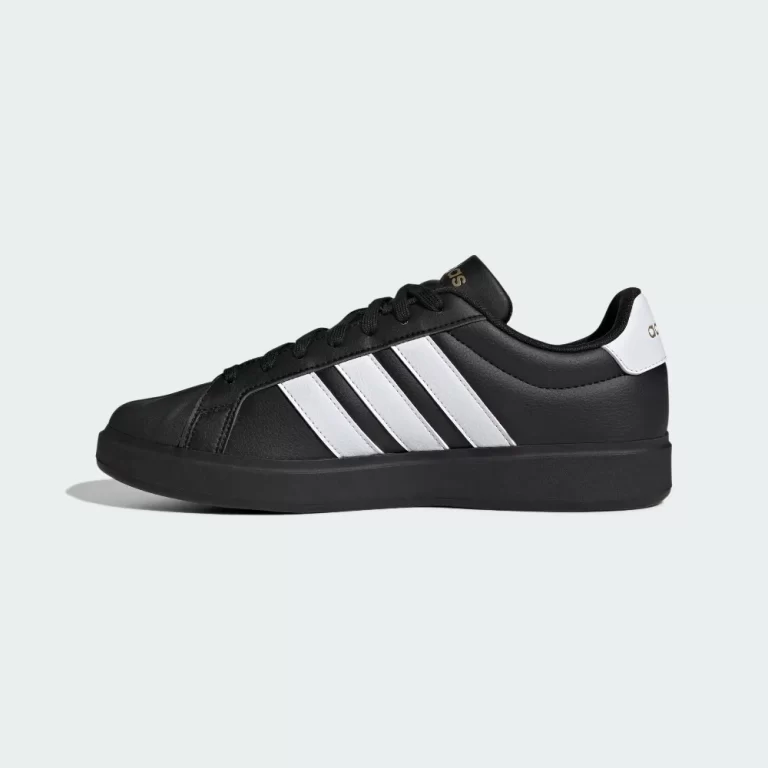 Adidas Men’s Streettalk Shoes – Core Black / Cloud White / Matte Gold thumbnail 2