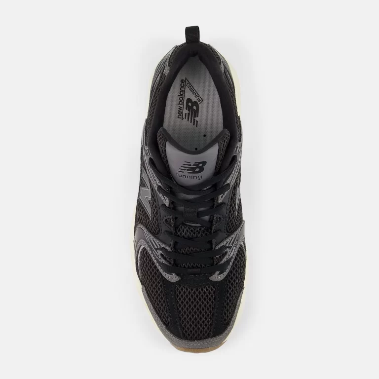 New Balance Women’s 530 Shoes – BLACK with CASTLEROCK thumbnail 4