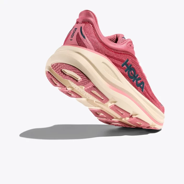Hoka Women’s Bondi 9 Shoes – Lingonberry / Cranberry thumbnail 3