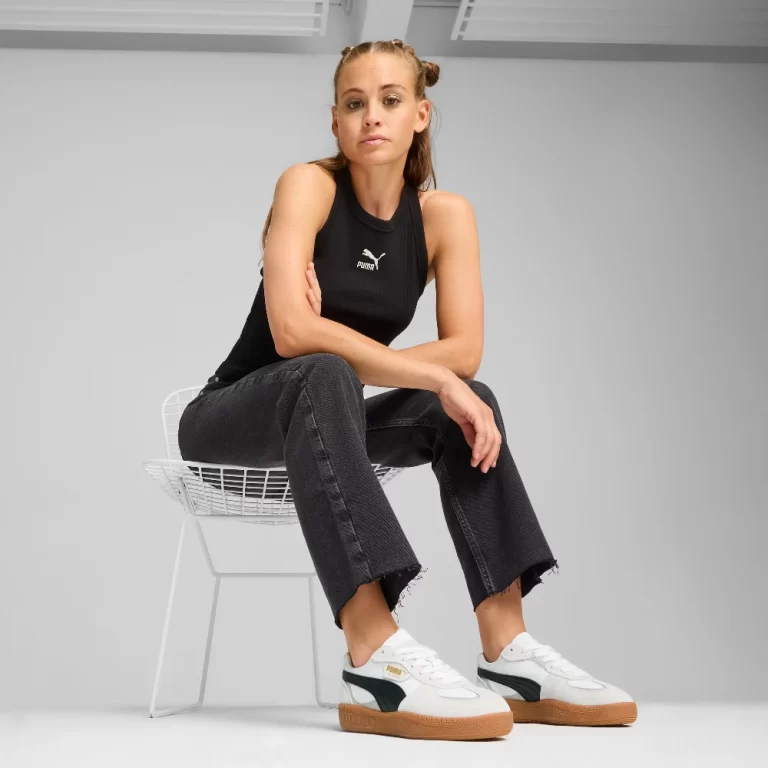 Puma Women’s Palermo Moda Sneakers – White / Black thumbnail 5