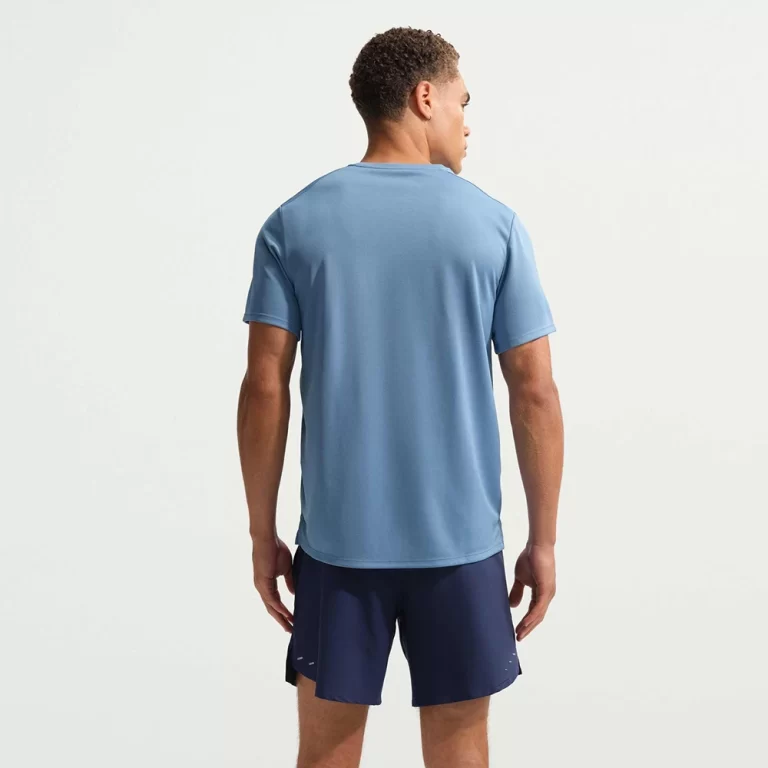 Nike Men’s Miler Dri-FIT UV Short-Sleeve Running T-Shirt – Work Blue thumbnail 2