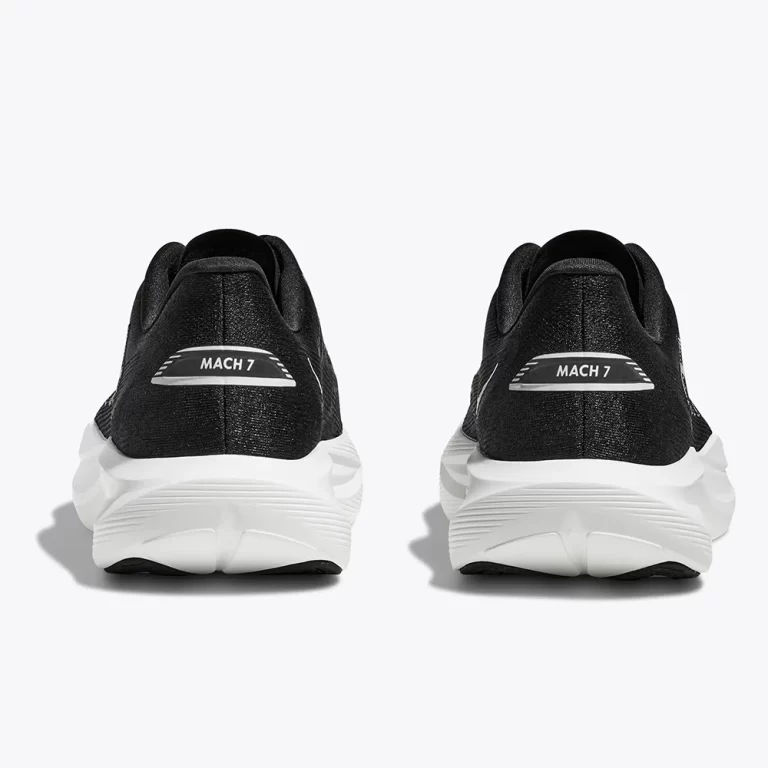Hoka Men’s Mach 7 Shoes – Black / White thumbnail 4