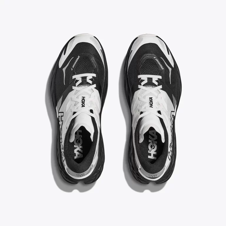 Hoka Men’s Speedgoat 7 Shoes – Black / White thumbnail 6