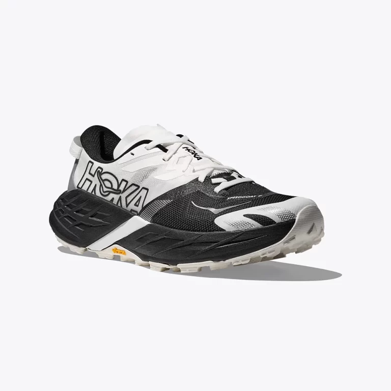 Hoka Men’s Speedgoat 7 Shoes – Black / White thumbnail 3