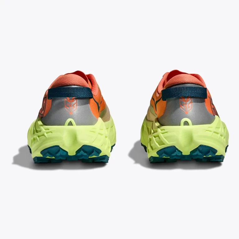 Hoka Women’s Speedgoat 7 Shoes – Persimmon / Neon Yuzu thumbnail 4
