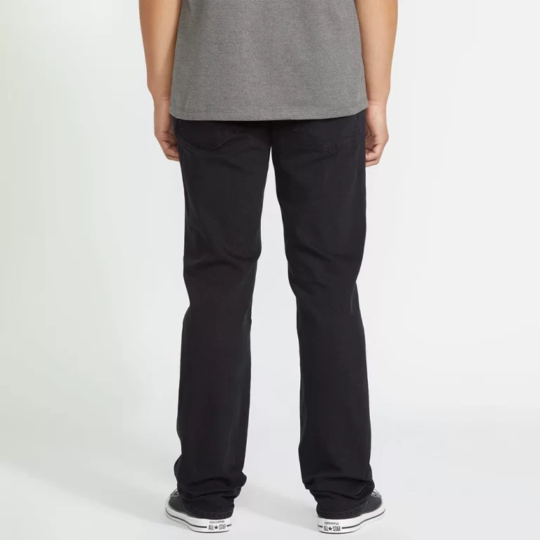 Volcom Men’s Solver Denim Jeans – Blackout thumbnail 2