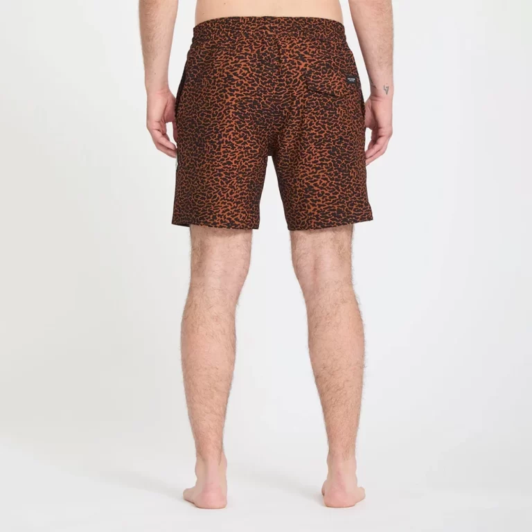 Volcom Men’s Melange Trunk 17″ Boardshort – Brown Horn thumbnail 2
